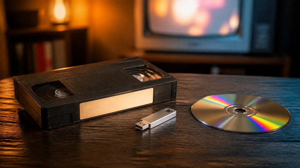 VHS naar USB of DVD: wat kies je? - Bandjes Digitaliseren