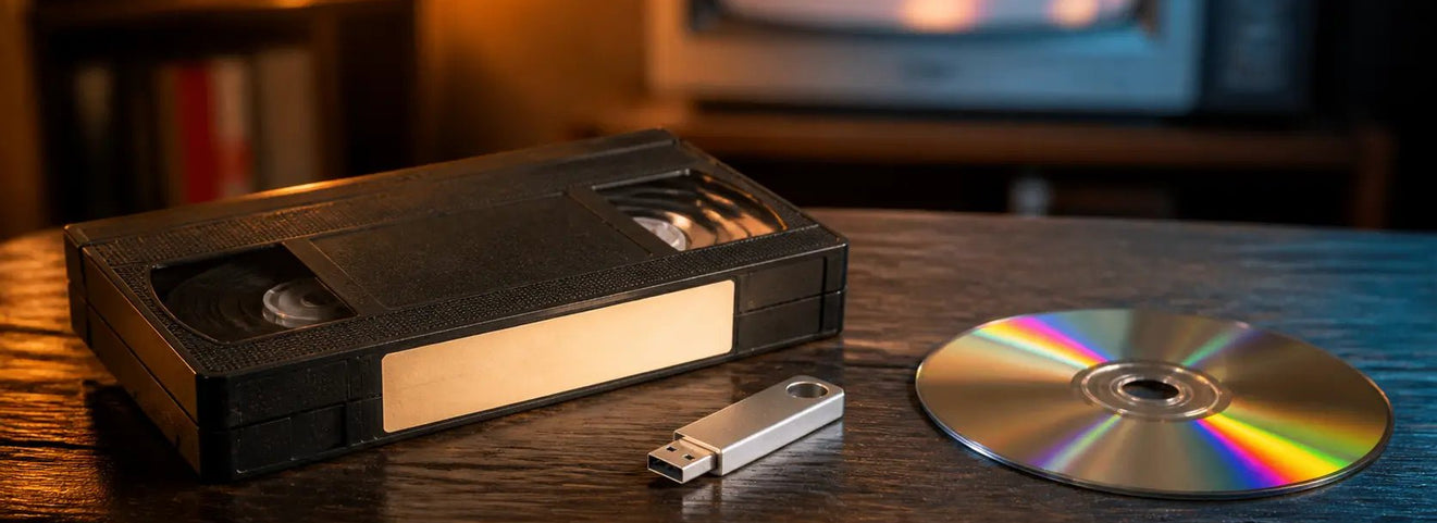 VHS naar USB of DVD: wat kies je? - Bandjes Digitaliseren